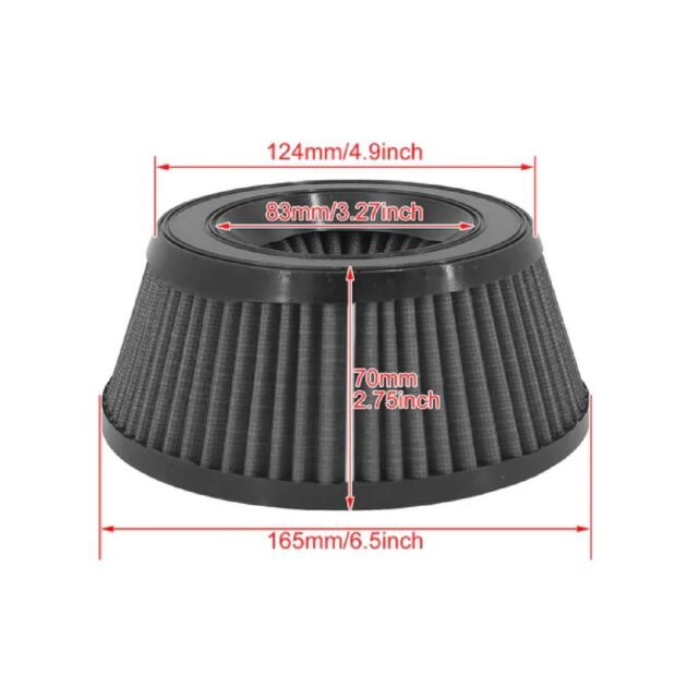 Air Intake Element Grey Filter fits Aftermarket Design Air Intake - Image 4