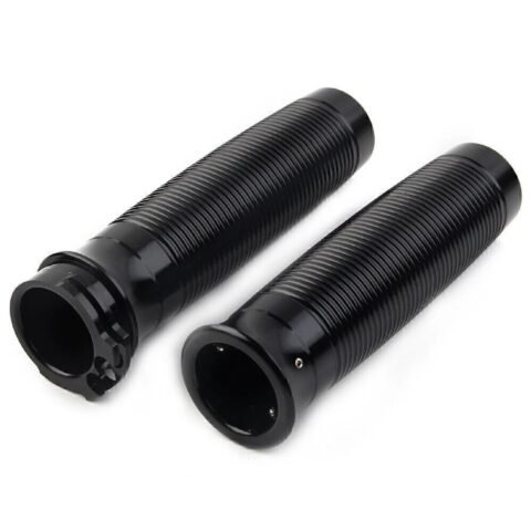 Harley CNC Throttle Grips Black