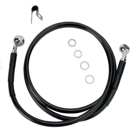 14"-16" Rise Handlebar Front Brake Hose Pipe fits Dyna Softail Non ABS Brake