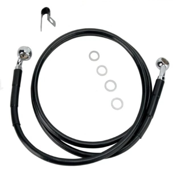 14"-16" Rise Handlebar Front Brake Hose Pipe fits Dyna Softail Non ABS Brake