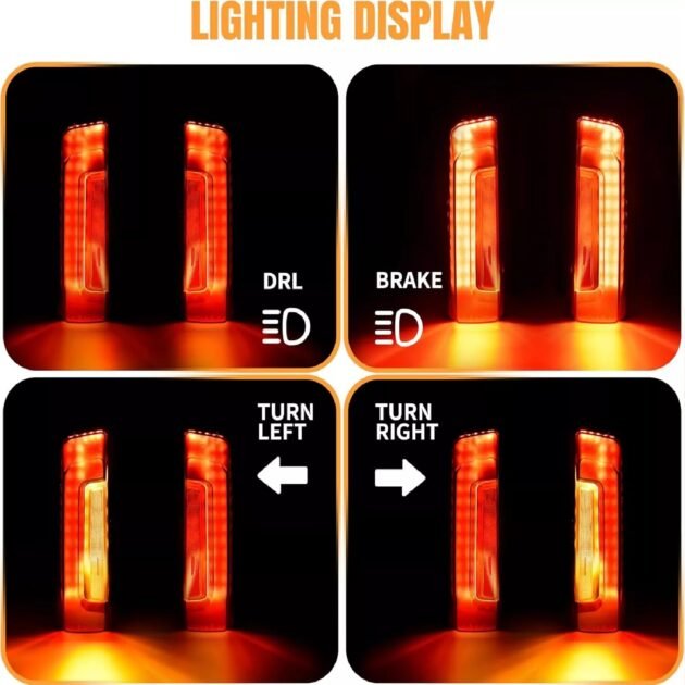 23.5-24 Street Glide Road Glide ST CVO Replacement Filler Running Brake Signal Light Indicator - Image 3