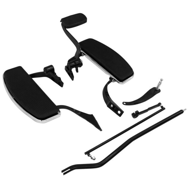 06-17 Harley Dyna Foot Control Floorboard Kit Black