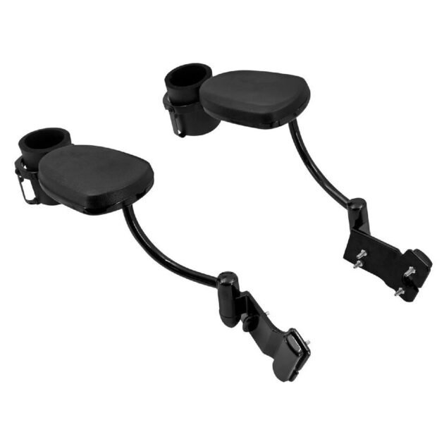 01-17 Honda Goldwing Passenger Armrest Built-in Cup Holder Black - Image 2