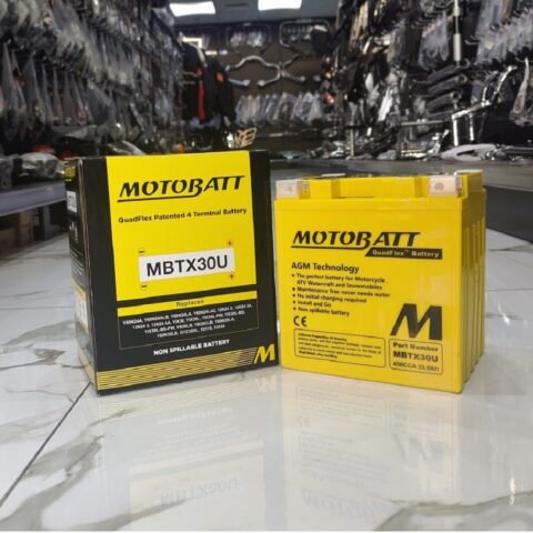 MBTX30U Motobatt 12V AGM Battery Fits Harley Touring Motorcycle