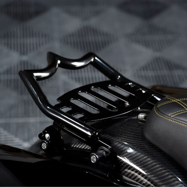 09-25 Black Havoc Luggage Rack Harley Street Road Glide Road King - Image 2