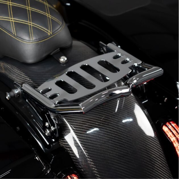 09-25 Chrome Havoc Luggage Rack Harley Street Road Glide Road King - Image 3