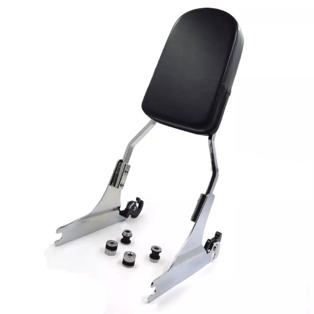 00-17 Softail Heritage Detachable Passenger Backrest Flame Fire