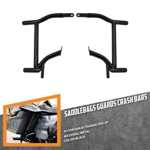 09-25 Harley Touring Saddlebag Guard Club Style Black
