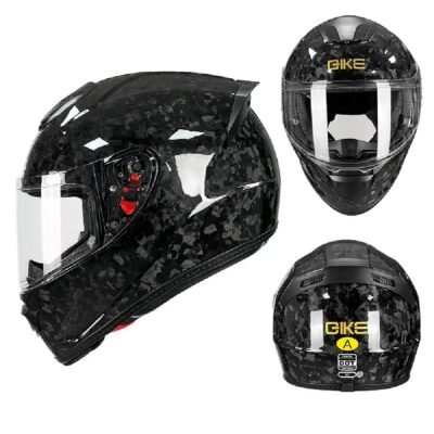 Carbon Fiber Full Face Helmet Light Weight