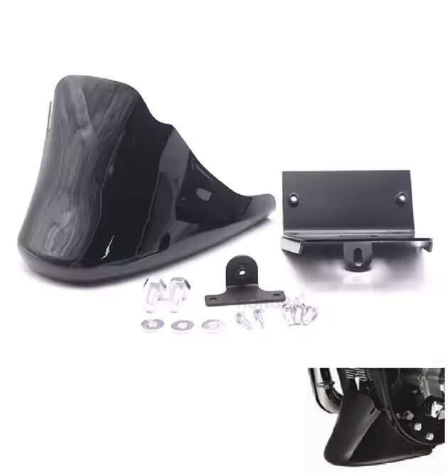04-22 Chin Lower Front Spoiler Mudguard Air Dam Fairing Cover For Harley Sportster 48 883 Motorcycle