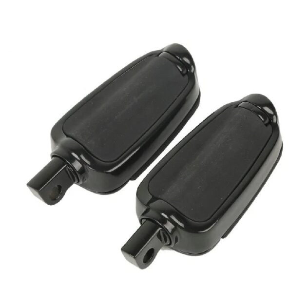 Slipstream Style Black Male Mount FootPegs For Harley - Image 3