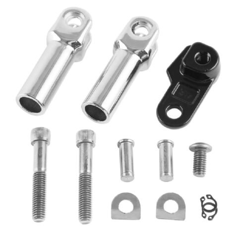 08-17 Harley Softail Passenger Footpeg Mounting Chrome