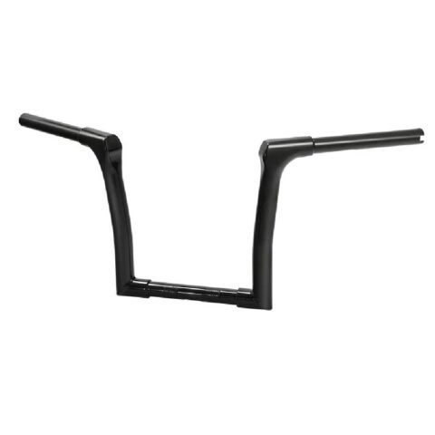 10-14" Rise Fused Style Handlebar Black Fits Harley Motorcycles