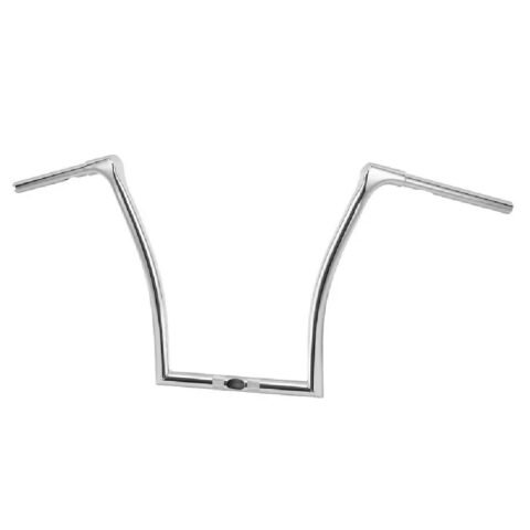 Road Glide Fused Style Bar Wide Pull Back Step Down Handlebar Chrome