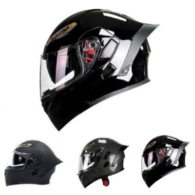 Modular Helmet DOT Dual Visor Lens Smoke Clear