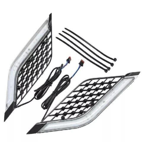 18-Up Honda Goldwing 1800 Radiator Grill w/ LED Lights