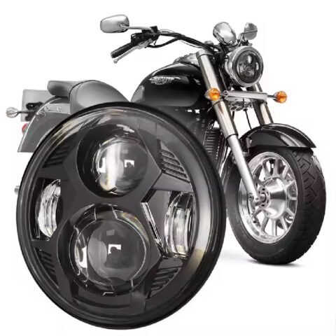 51W 5.75″ LED Headlight Harley Sportster Dyna Indian Motorcycles