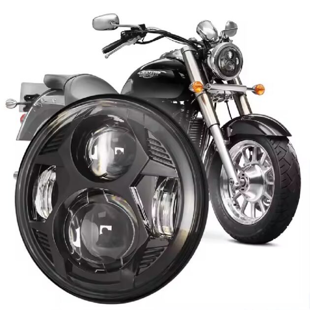 51W 5.75″ LED Headlight Harley Sportster Dyna Indian Motorcycles