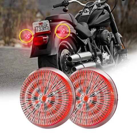 2" Turn Signal Insert 1157 Connection LED Red