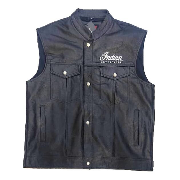 Indian Men & Women Real Leather Classic Vintage & Club Style Vest - Image 5