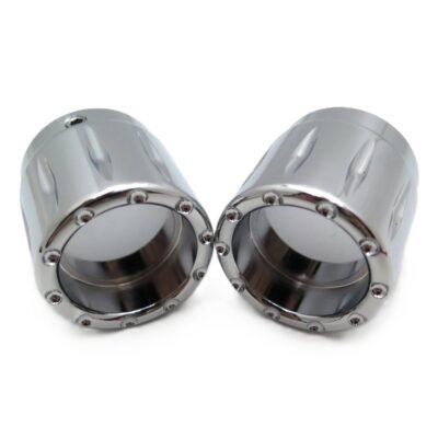 Harley Front CNC Axle Cap Cover Groove