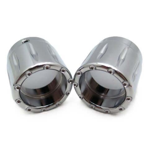 Harley Front CNC Axle Cap Cover Groove