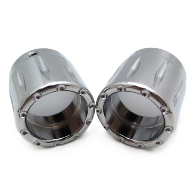 Harley Front CNC Axle Cap Cover Groove