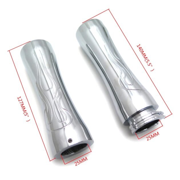 Harley Flame CNC Throttle Grips - Image 3