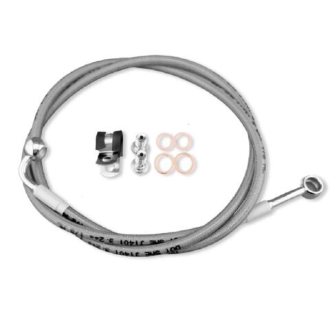 14″-16″ Rise Handlebar Front Brake Hose Pipe fits Dyna Softail Non ABS Brake