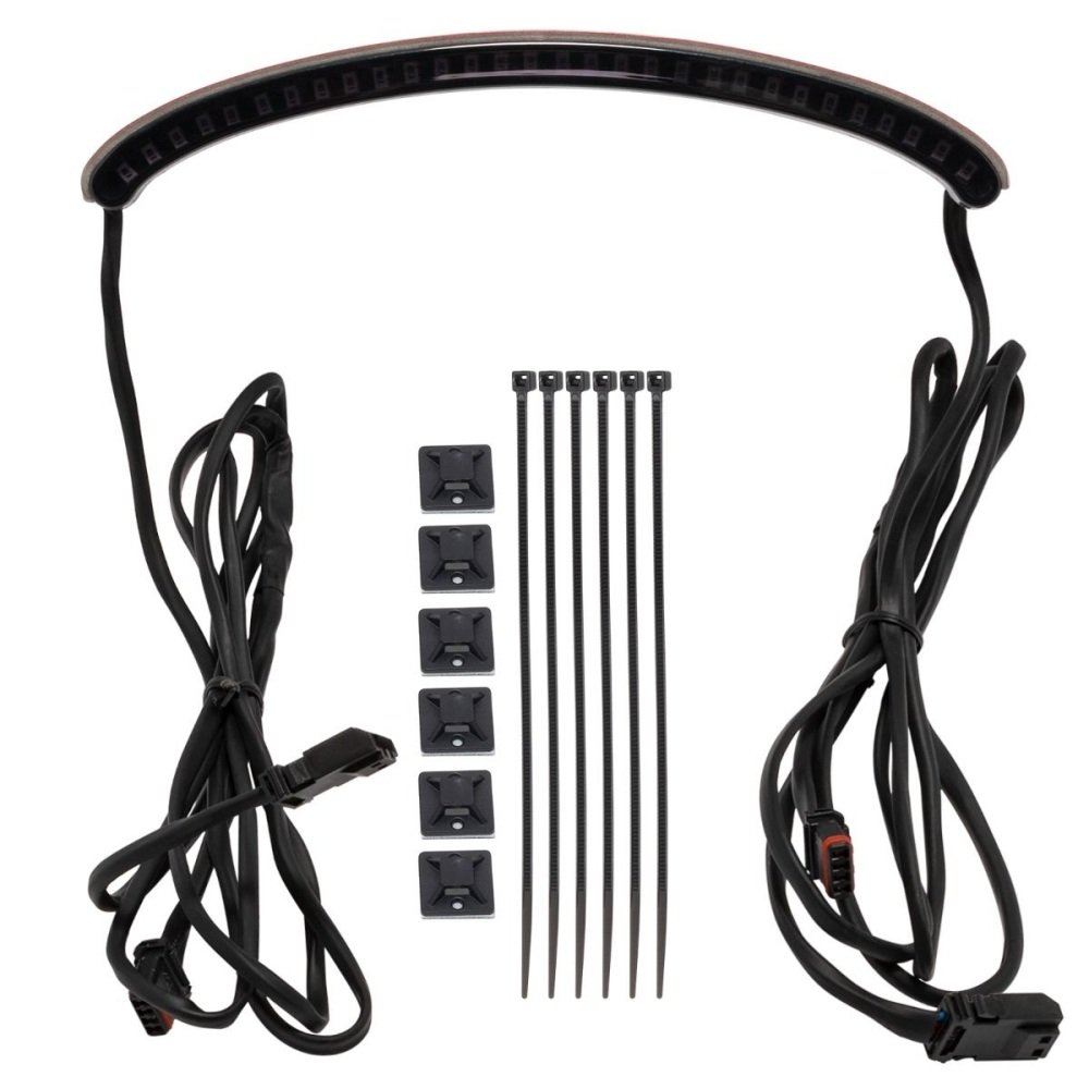 18-Up Fat Bob Rear Fender Tip Running Tail Light Brake Light Smoke Lens