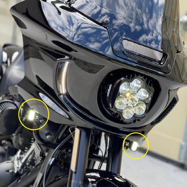 El Diablo Fairing Performance Front Turn Signal Amber White LED - Image 5