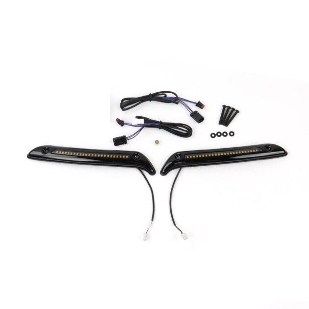 El Diablo Fairing Windshield Trim Turn Signal Amber White LED