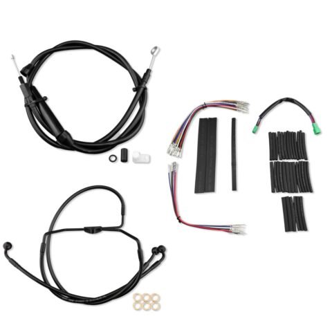 14-16" Rise Handlebar Cable Kit Fits Touring 2008-2013 Non ABS Models