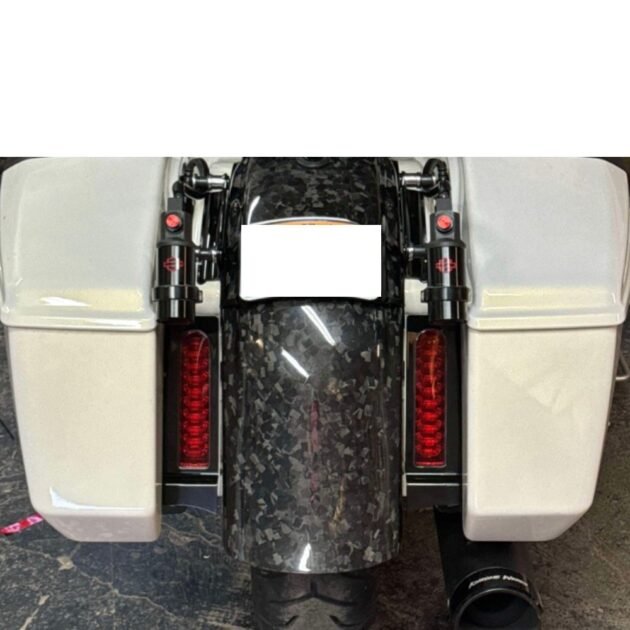 14-23 Touring Harley Rear Fender Forged Carbon - Image 4