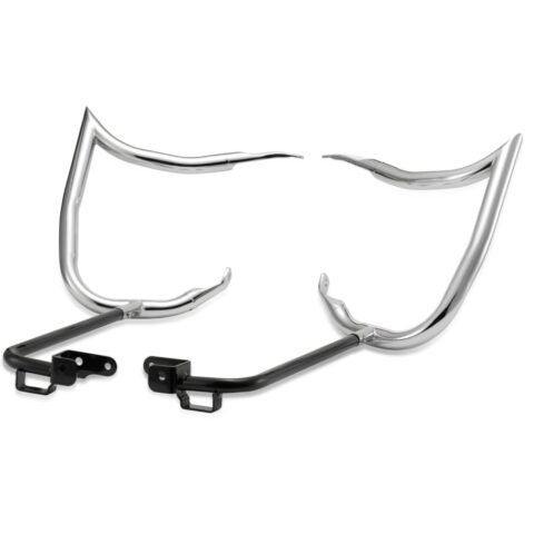 14-25 Touring Meathook Saddlebag Guard 1.25″ Diameter Tube Chrome