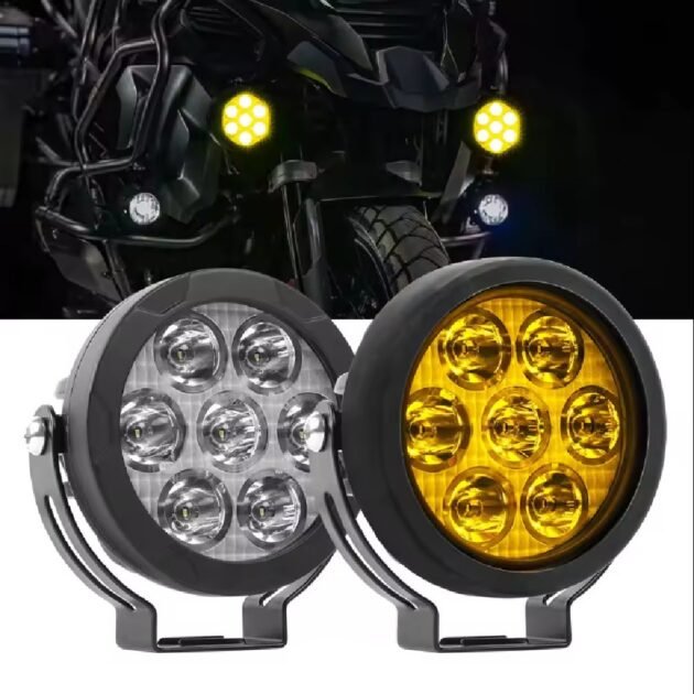 70W Motorcycle External Spot Light With Flashing/Strobe Universal Fitment - Image 3