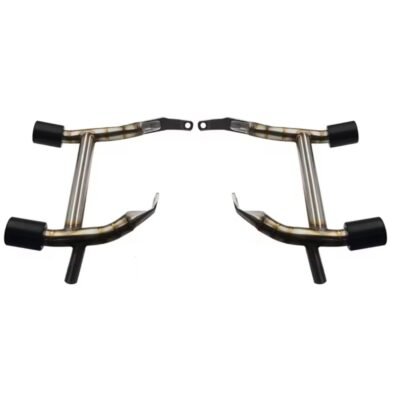 14-25 Touring Brushed Stainless Steel Club Style Saddlebag Guard