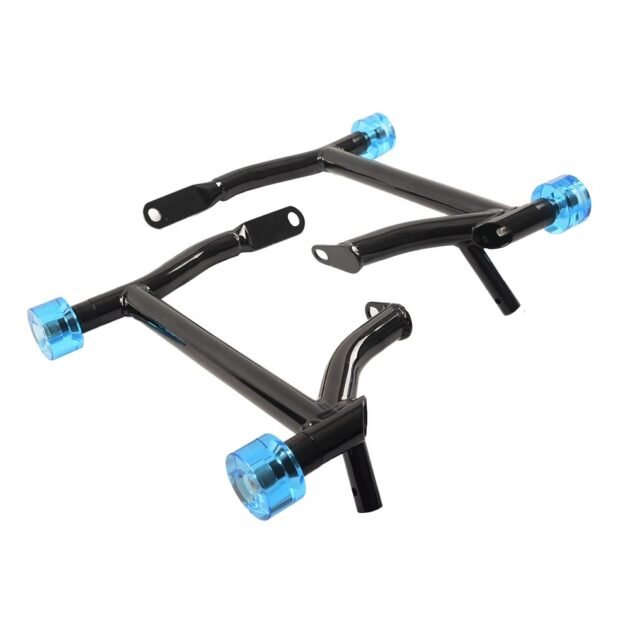 60mm Performance Saddlebag Engine Guard Wheelie Wheels Tip Neon Colors - Image 6
