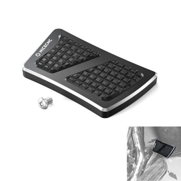 Enlarged Brake Pedal Pad For Harley Road King Street Glide Freewheeler Fat Boy