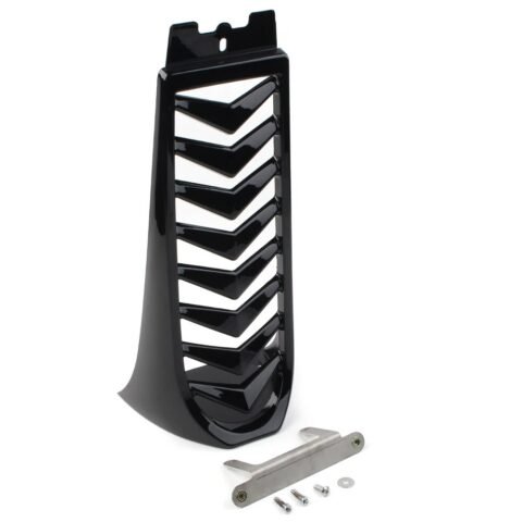 18-UP Softail M8 Chin Spoiler Radiator Protection Cover Black