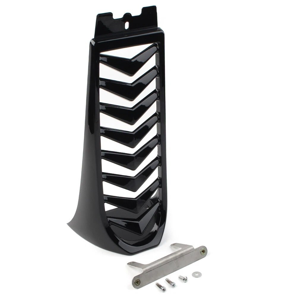 18-UP Softail M8 Chin Spoiler Radiator Protection Cover Black