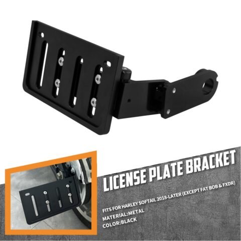 18-Up Softail Fatboy Breakout Side Mount Plate Foldable