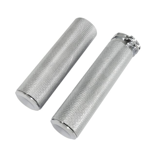 Harley CNC Throttle Grips Chrome