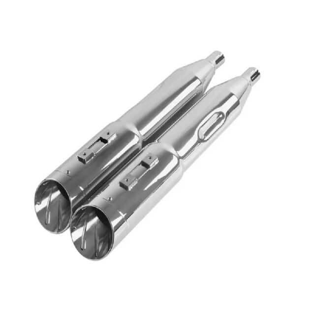 95-16 Touring 5.0″ Slip-On Muffler Chrome fits Harley Touring Motorcycles