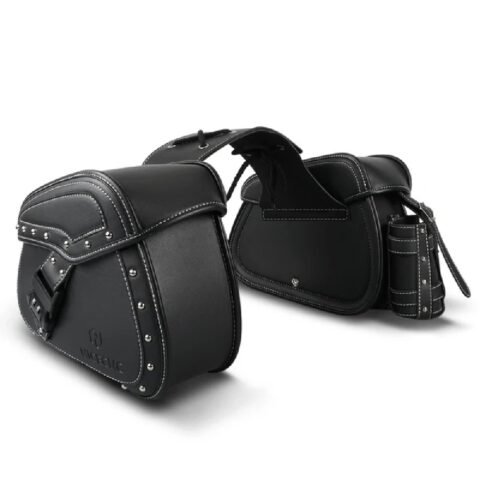 Universal Fitment PU Leather Saddlebags