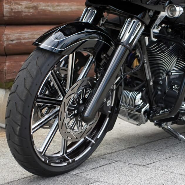 14-23 Touring Harley Lower Fork Leg Kit Black - Image 3