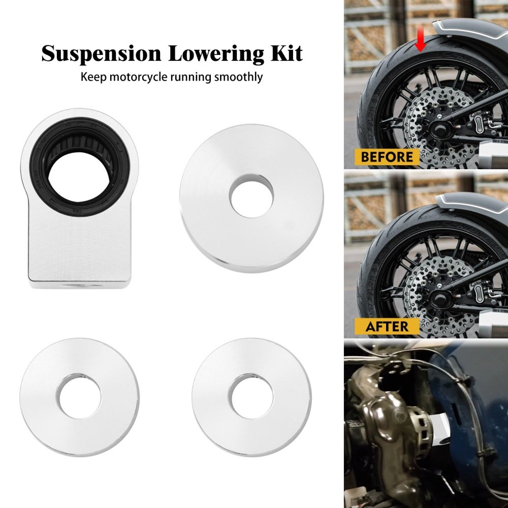 18-24 Softail Rear Suspension Lowering Kit - Image 2