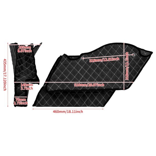 14-23 Touring Harley 5" Stretch Saddlebag Liner - Image 2