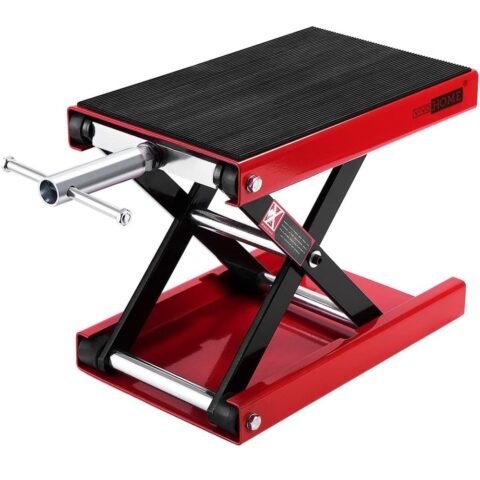 Motorcycle Scissor Center Jack Lift 1,100 lbs/500kg Wide Plate