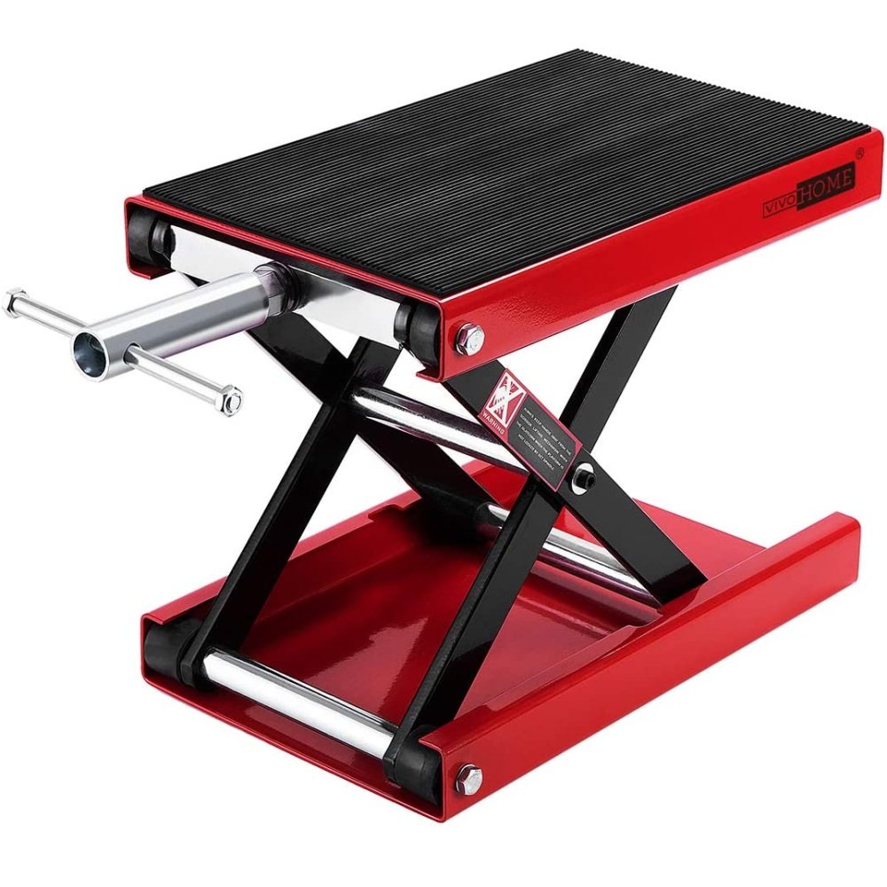 Motorcycle Scissor Center Jack Lift 1,100 lbs/500kg Wide Plate